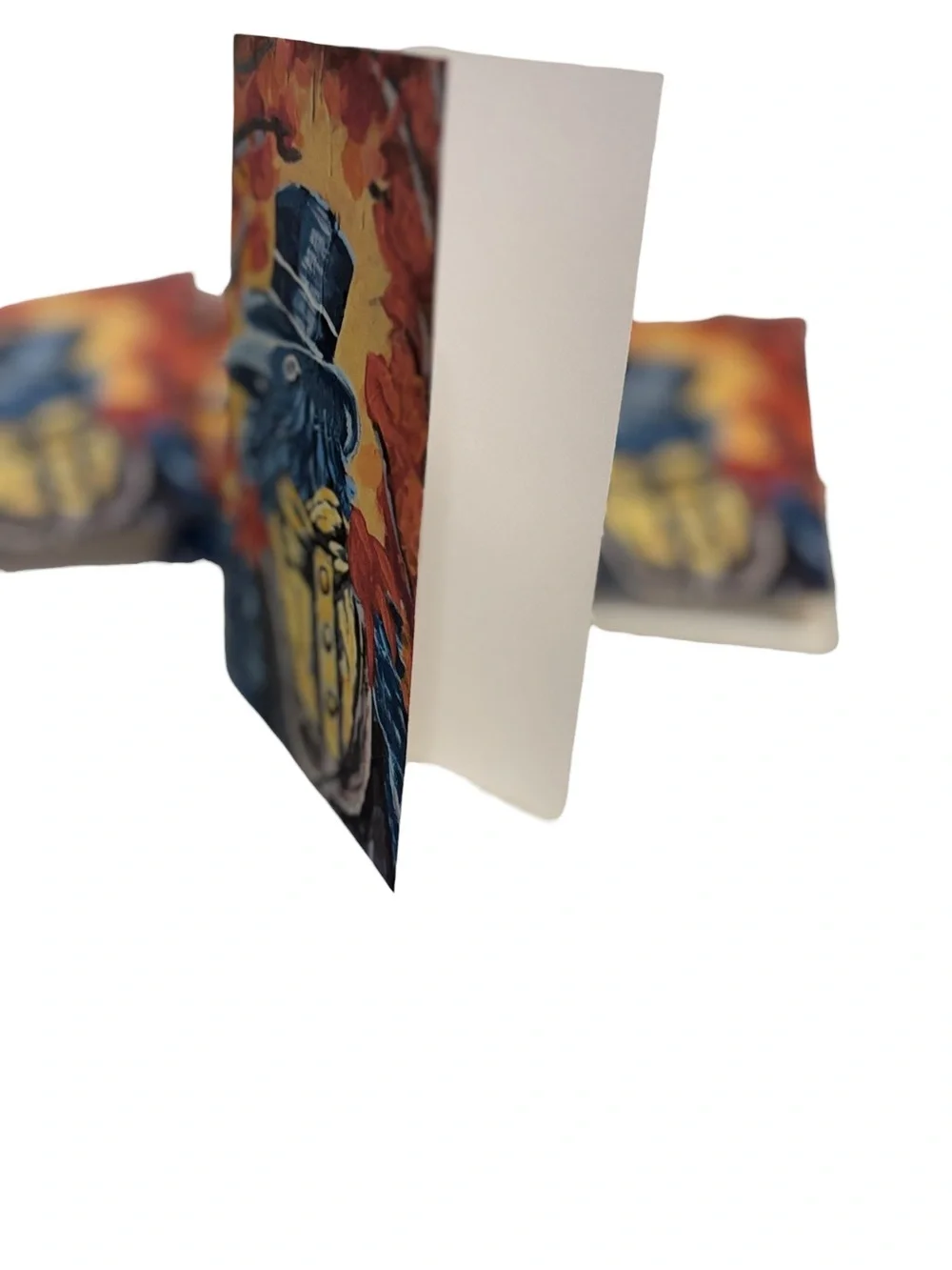Victorian Raven Greeting Card Set by Briefcase Artist – 5 Blank Cards
